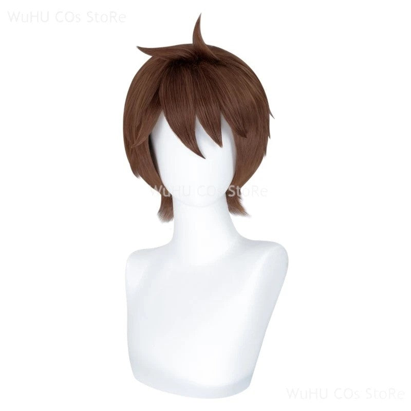 Tennison's children's boy costume features a brown wig, suitable for Halloween and Christmas parties.