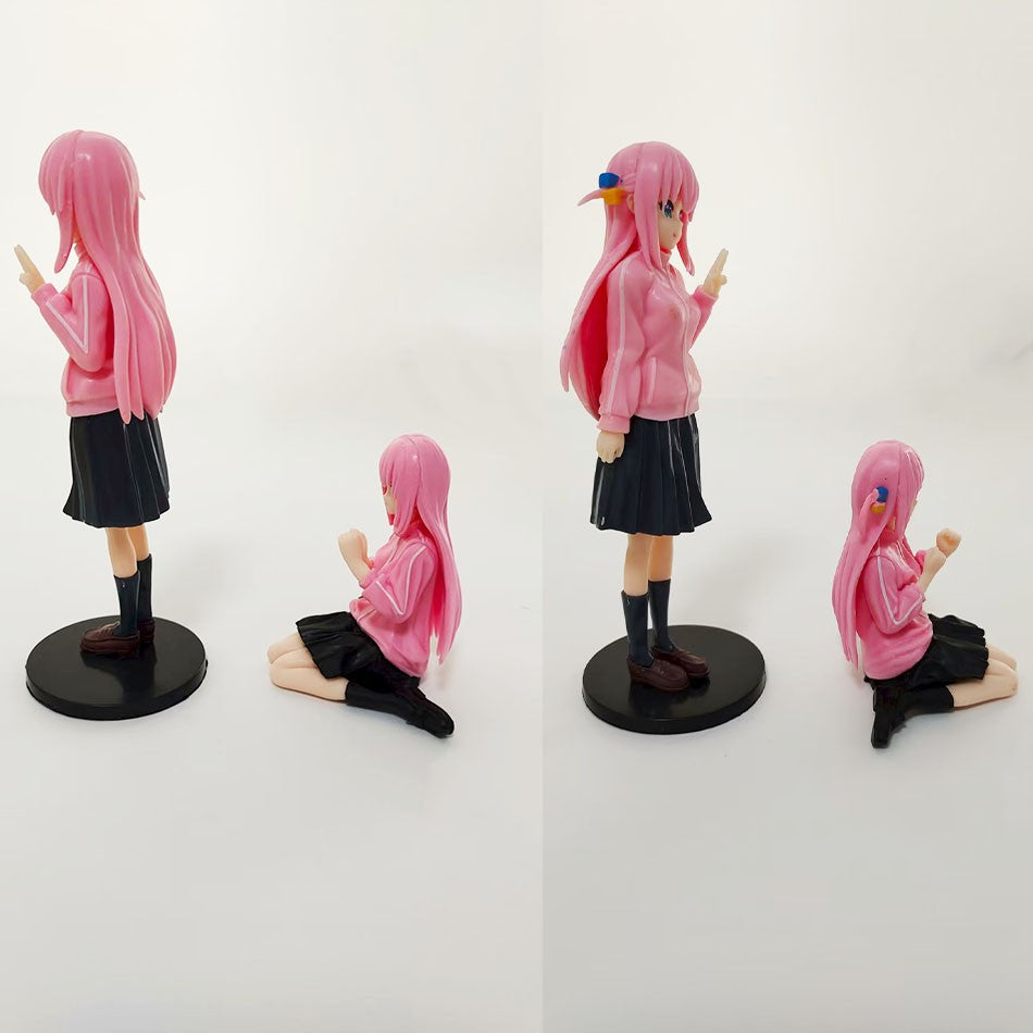 16cm BOCCHI THE ROCK! Anime Figure Gotoh Hitori Boneco de Ação Guitarrista Menina Figura Decorações de Mesa×Coleções Modelo Boneca Brinquedos