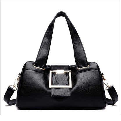 Women Multi-layers Top-handle Bag Quality Leather Handbags Purses Female Luxury Designer Large Capacity Boston Ladies Sac A Main