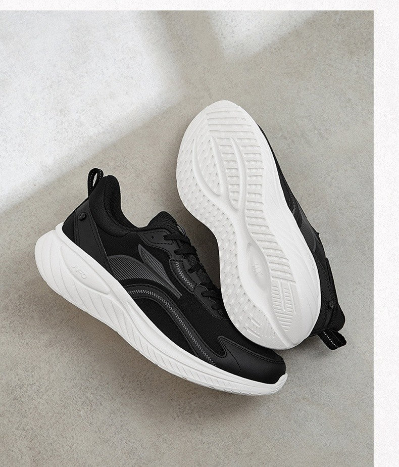 361 Degrees SoftFlow 3 Men's Running Shoes Autumn Leather Lightweight Shock-absorption Fitness Commuting Sneakers Male 672432232