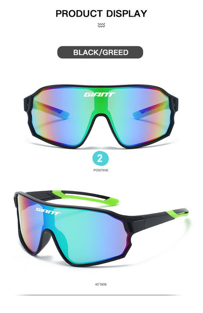 Óculos de Ciclismo Top Seller GIANT UV400 Anti-embaciamento Lentes REVO Nitidez HD Certificação CE/ANSI Design Cateye Bicicleta de Montanha/Estrada para homem e mulher
