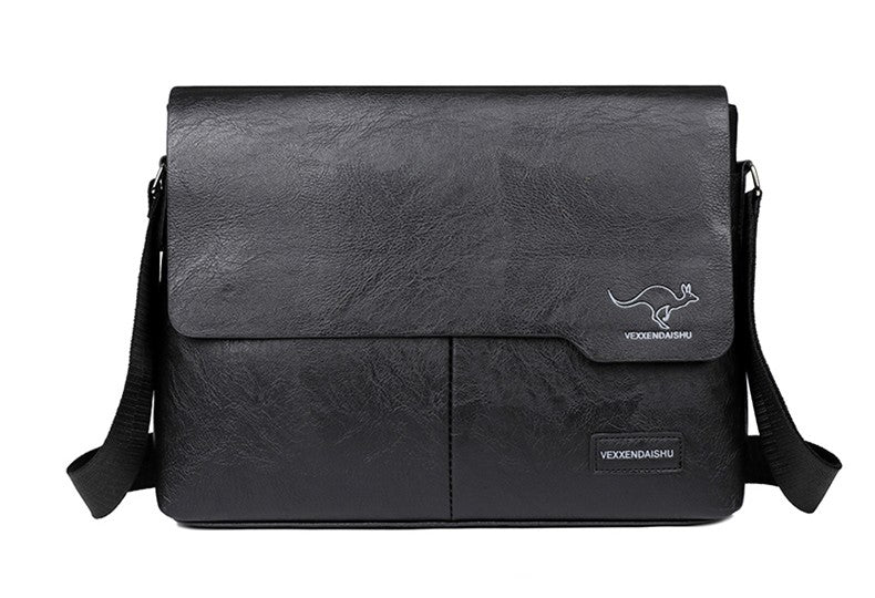 Luxury Brand Men Shoulder Bag For IPAD Leather Business Handbag Men Messenger Bag Large Side Sling Bag Fashion Man Crossbody Bag