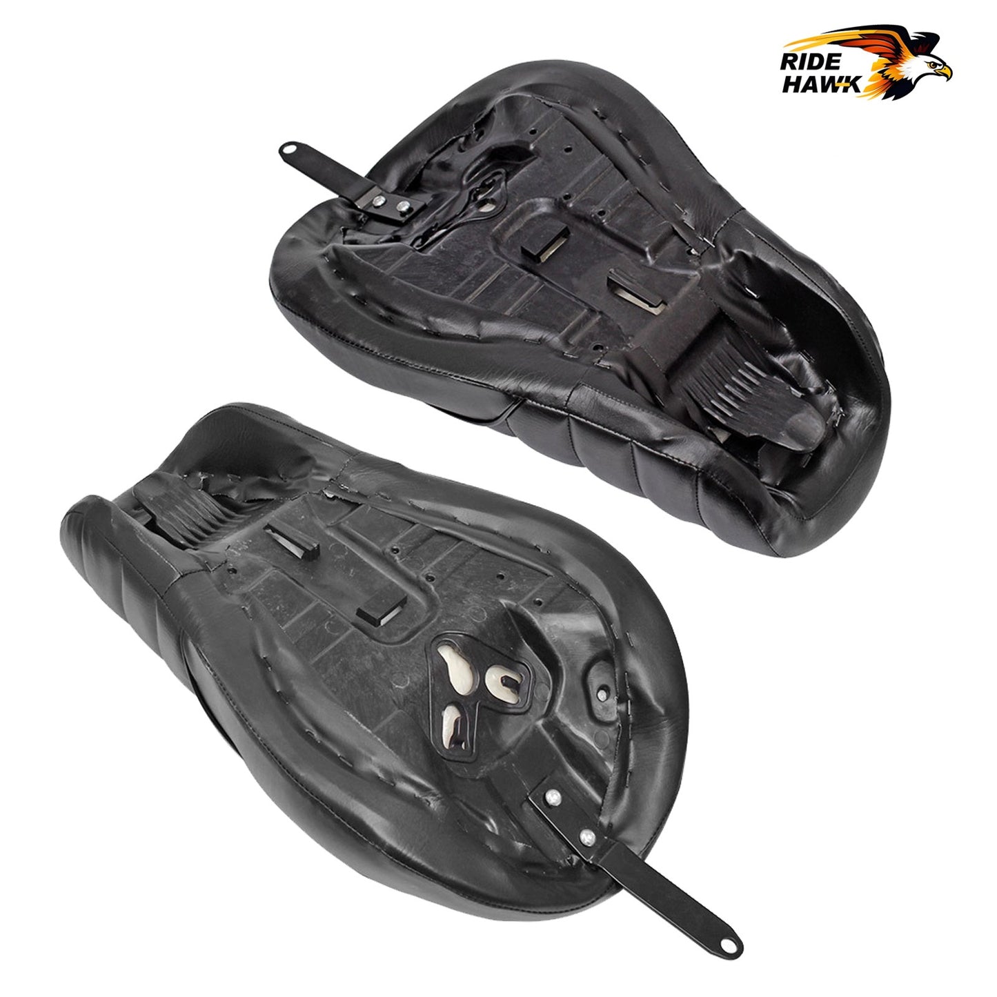 Assento de Motorista de Moto Assento Traseiro de Passageiro Pillion Preto Conjunto de Assento Sporster para Harley Sportster Iron 883 XL883N 2016-2022
