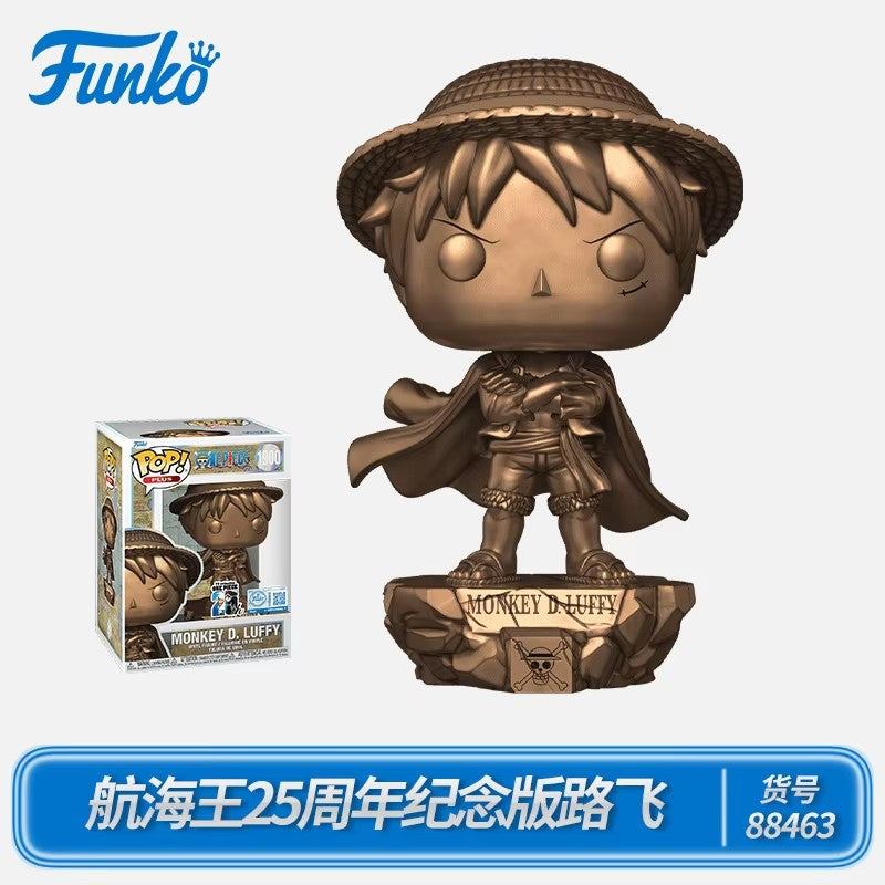 Série de 25º Aniversário de One Piece, Boneco de Ação Usopp Nami, Funko Pop, Personagem de Anime, Modelo de Coleção, Edição Limitada, Presente Original