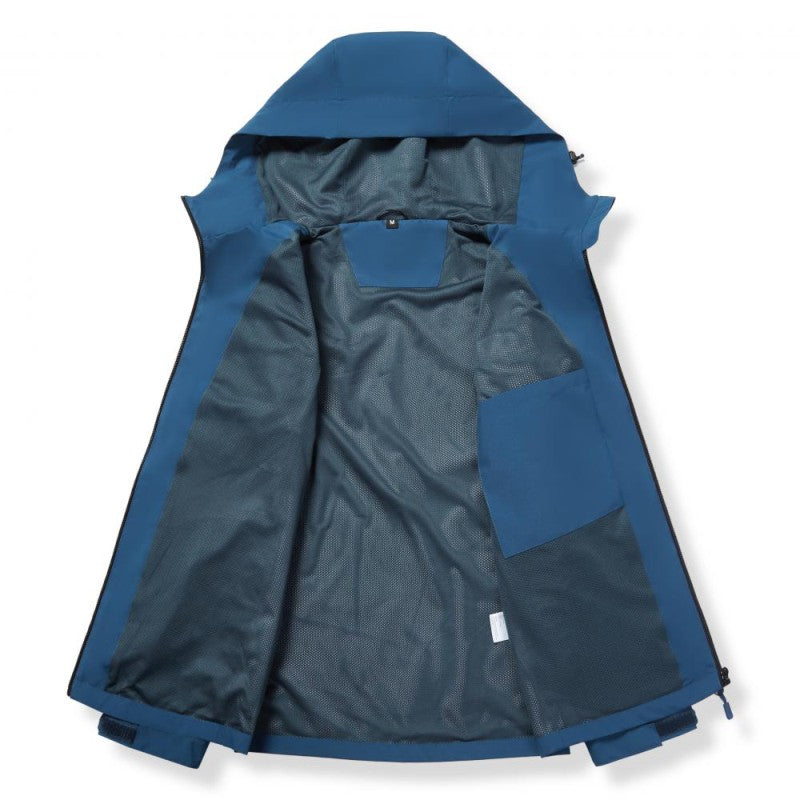 Casual jacket hooded jacket cardigan custom printable embroidered logo men's and women's outdoor windbreakers workwear