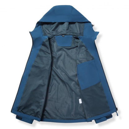 Casual jacket hooded jacket cardigan custom printable embroidered logo men's and women's outdoor windbreakers workwear