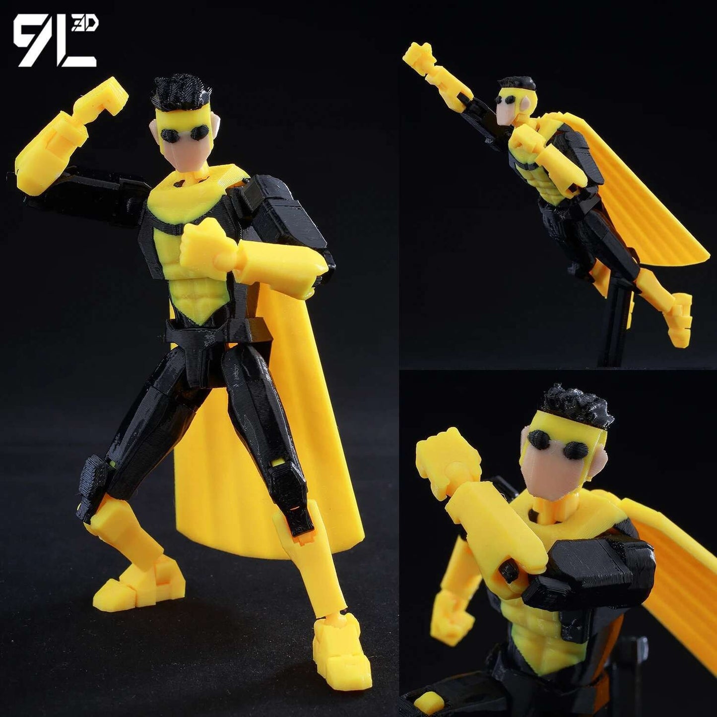 Boneco de Ação Multiarticulado 3D Impresso Dummy13 Homem-Aranha 9L3D Colecionável Marvel com Braços Articulados Boneco para Animação Stop Motion