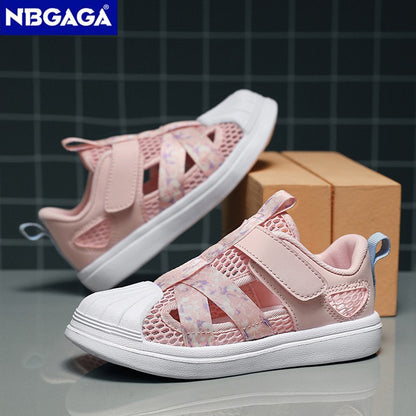 Summer Breathable Kids Sandals Boy and Girl Fashion Sneakers Lightweight Non Slip Walking Shoes Comfortable Sport Shoes