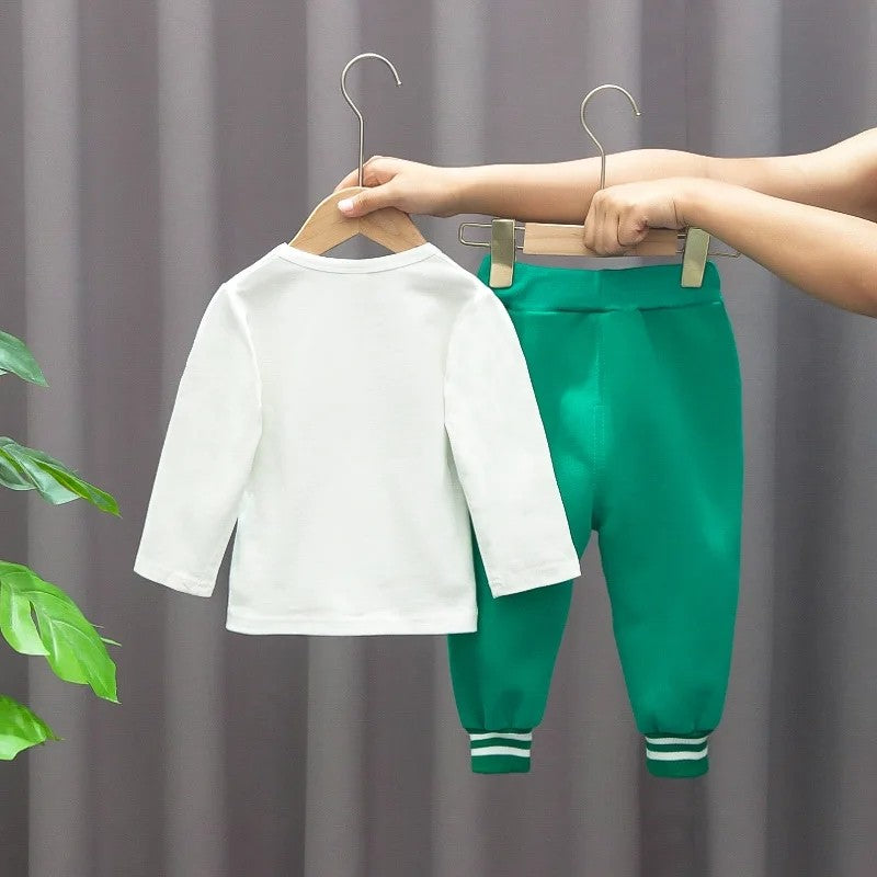 Baby Baseball Clothing Suit Boys Girls Casual Sports Sets 3 Pcs Coat Pants tripartite Spring Autumn Thin Baby Tracksuit Outfits