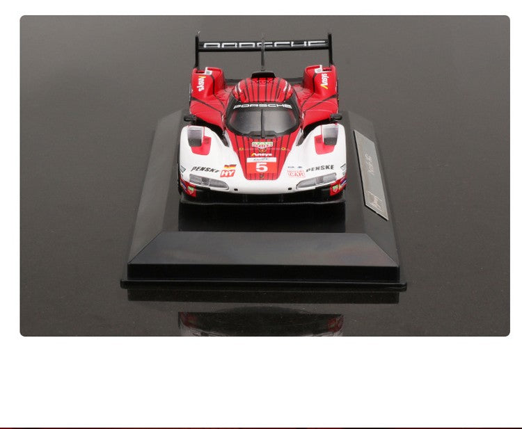 Bburago 1:43 Porsche 963 Modelo de Carro 24h Le Mans Miniatura de Liga Veículos de Brinquedo Diecast Voiture Coleção de Presente