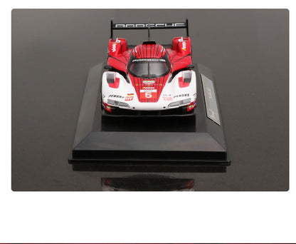 Bburago 1:43 Porsche 963 Modelo de Carro 24h Le Mans Miniatura de Liga Veículos de Brinquedo Diecast Voiture Coleção de Presente