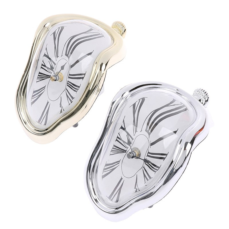Distorted Wall Clocks Surrealist Salvador Dali Style Wall Watch Decoration