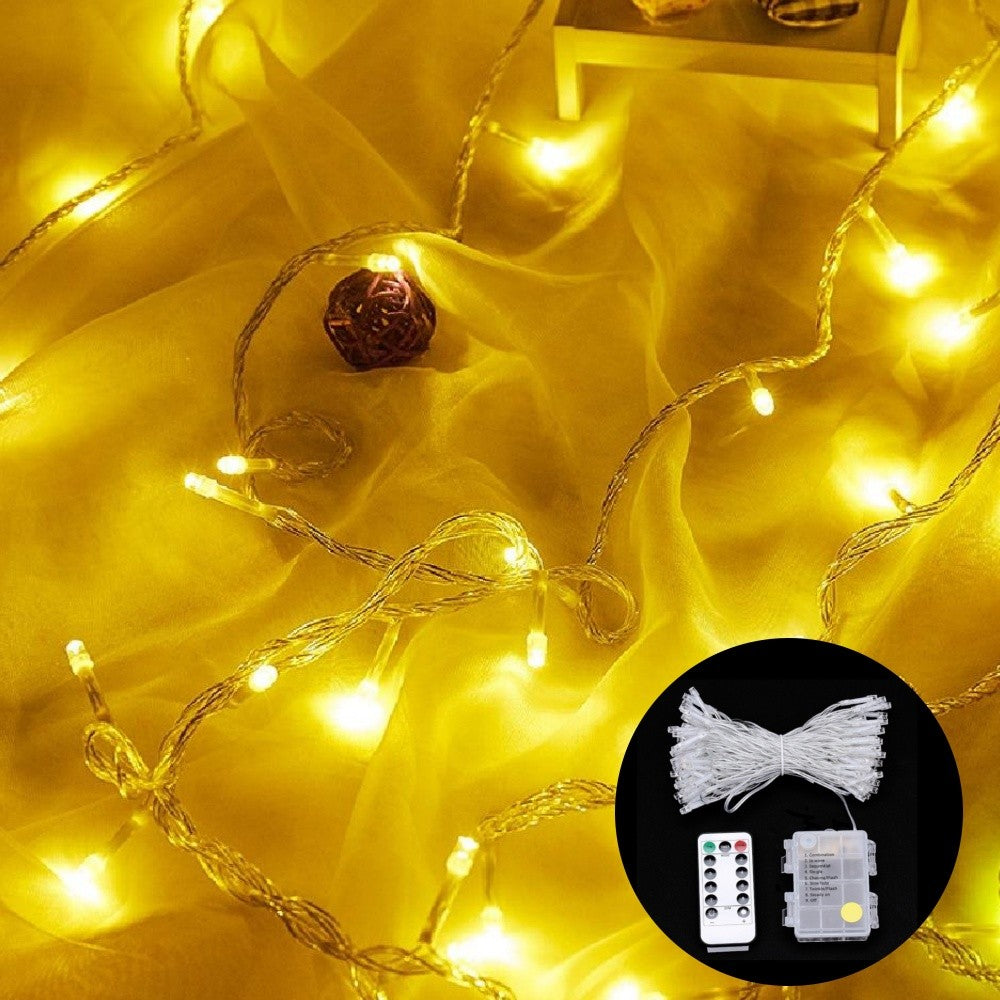 Battery Operated 20/40/80/160Led String Light Christmas Lights for Garland Wedding Party Holiday Decorations