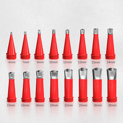 22 PEÇAS Bicos Aplicadores de Calafetagem de Aço Inoxidável, Ferramenta de Acabamento de Calafetagem para Vedantes de Silicone e Cola, para Juntas de Pias de Cozinha e Banheiro