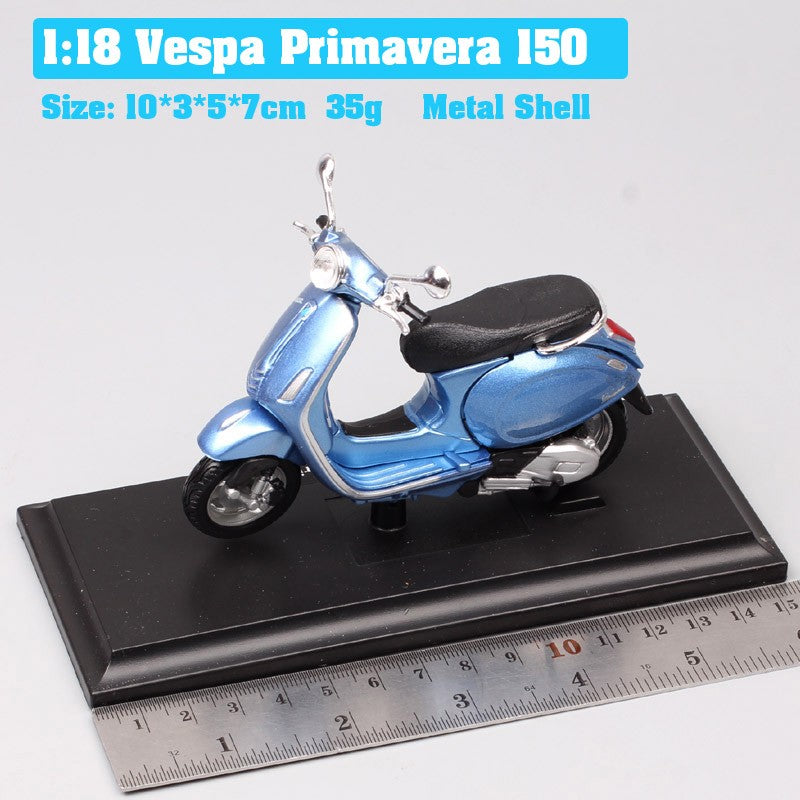 Maisto 1/18 Piaggio Vespa Scooter 98 PK 125 GTR P150X 300 MP5 Primavera GTS 125CC 150CC 946 Moto Miniatura de Brinquedo de Metal