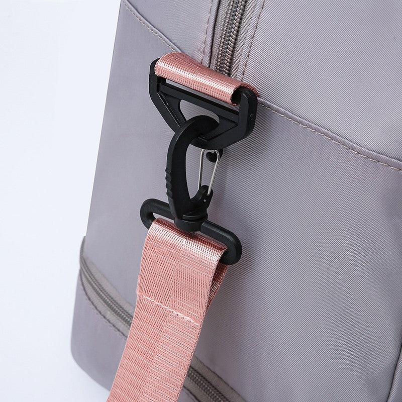 Large Capacity Travel Duffel Bag Oxford Gym Fitness Bag with Wet/Dry Zones & Shoes Compartment for Outdoor Trips Sport Bag