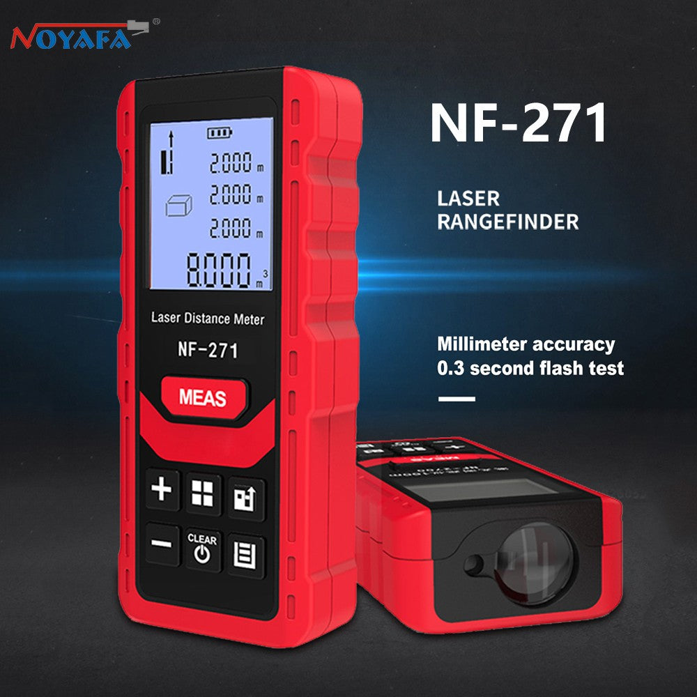 Noyafa NF-271 Medidor de Distância a Laser 40M 80M Telêmetro Trena Medidor de Alcance Dispositivo Régua Digital Ferramenta de Teste