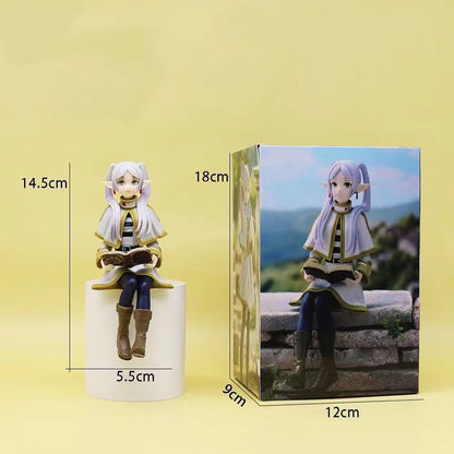 14cm Noodle Stopper Sousou no Frieren Anime Figura de Menina Frieren Além do Fim da Jornada Action Figure Brinquedos de Modelo Colecionáveis