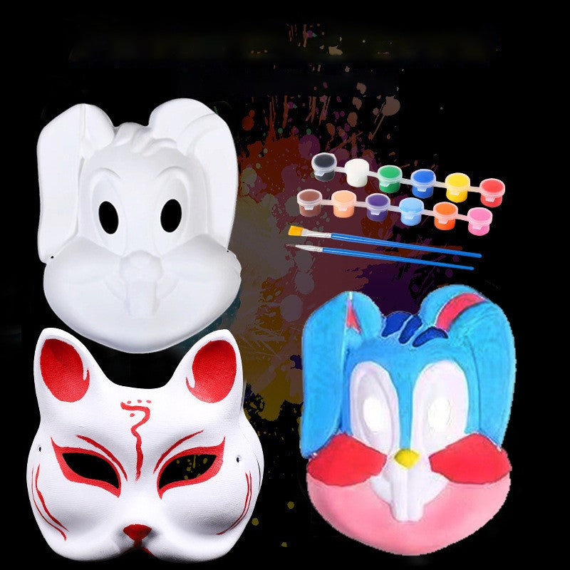 Costume Party Mask 12 Styles Party Mask Decoration White Paper Mask Paper Masquerade Party Accessory For Decoration Draw