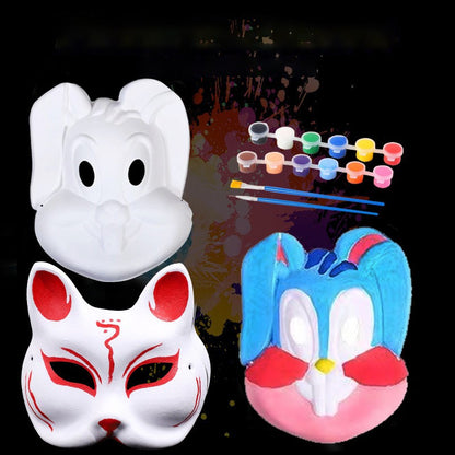 Costume Party Mask 12 Styles Party Mask Decoration White Paper Mask Paper Masquerade Party Accessory For Decoration Draw