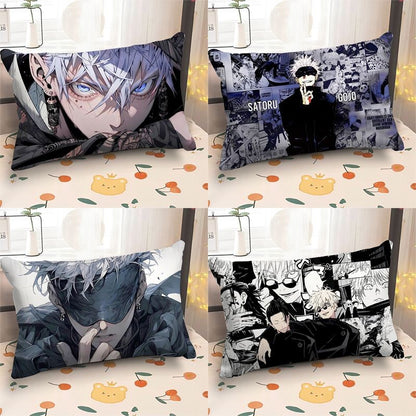 Jujutsu Kaisen peripheral pillow double side pillowcase Cartoon anime Itadori Yuji bedroom bed pillow Gojo Satoru soft pillow