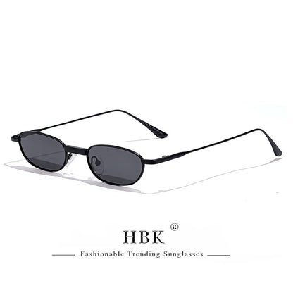 Óculos de Sol HBK New Retrô Polarizados Masculino Armação Pequena Lentes Tac Óculos de Sol Punk Feminino Pesca Óculos de Festa ao Ar Livre