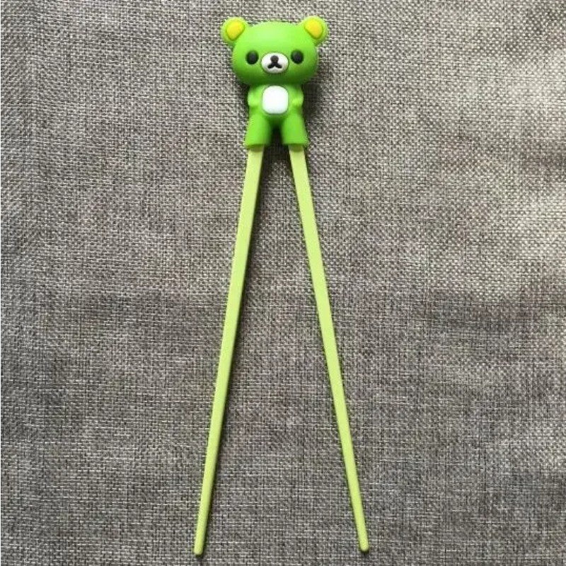 1 unidade de hashis de urso fofos para crianças, hashis de treinamento para crianças, hashis de sushi, ajudante de aprendizagem, lembrancinhas para crianças