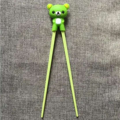 1 unidade de hashis de urso fofos para crianças, hashis de treinamento para crianças, hashis de sushi, ajudante de aprendizagem, lembrancinhas para crianças