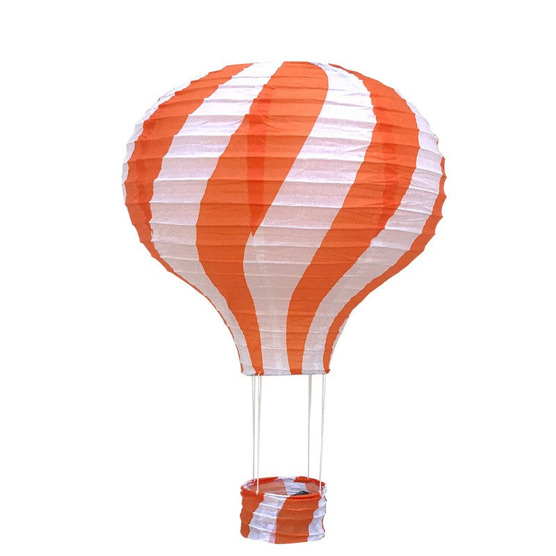 1pc Ceremony Holiday Party Folding Paper Lantern Hot Air Balloon Shape 30/40cm Pink Blue For Kids Baptism Birthday Wedding Decor