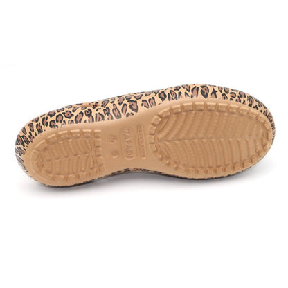 Ladies Leopard Platinar Sandals Beach Shoes EVA Soft Bottom Garden Shoes