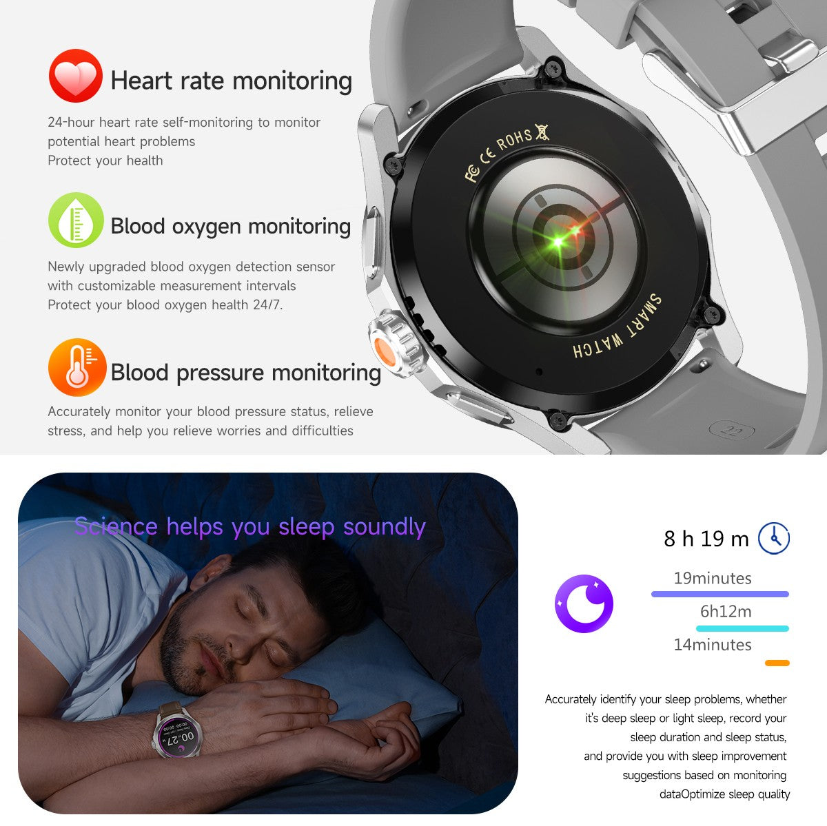 Novo Para Xiaomi S4 Ultra Outdoor Sports Smart Watch Masculino 1,53 polegadas AMOLED NFC GPS Bússola Frequência cardíaca À prova d'água Chamada BT Smartwatch