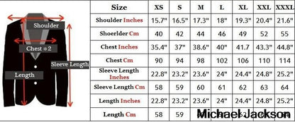 Punk Red Zipper Michael Casual Costumes America Fashion Style Jacket Outwear Imitation