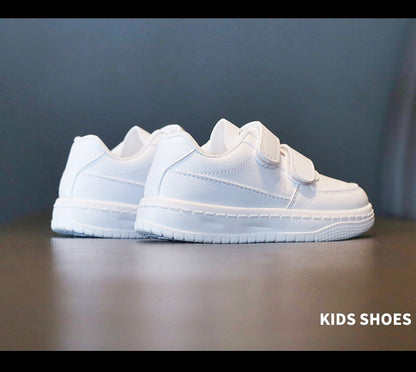 Autumn Kids White Sneakers Leisure Soft Bottom Fashion Boys Girls Sport Shoes All-match Children Trainers Non-slip Running Shoes