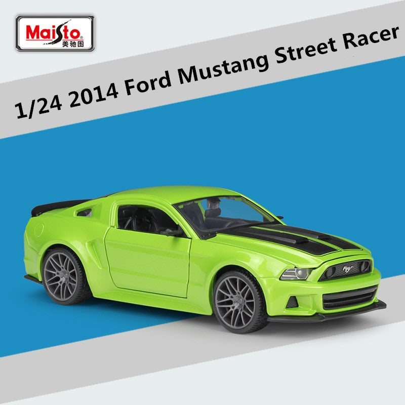 Maisto 1:24 Street Racing Versão Ford Mustang 2014 Liga Modelo de Carro em Escala Diecast Metal Coleção Estática Carro de Brinquedo Infantil Presente