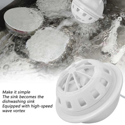 Multifunctional USB Mini Washing Machine Portable Ultrasonic Waterproof Dish Washer 15 Minutes Automatic-Shutdown Dishwasher