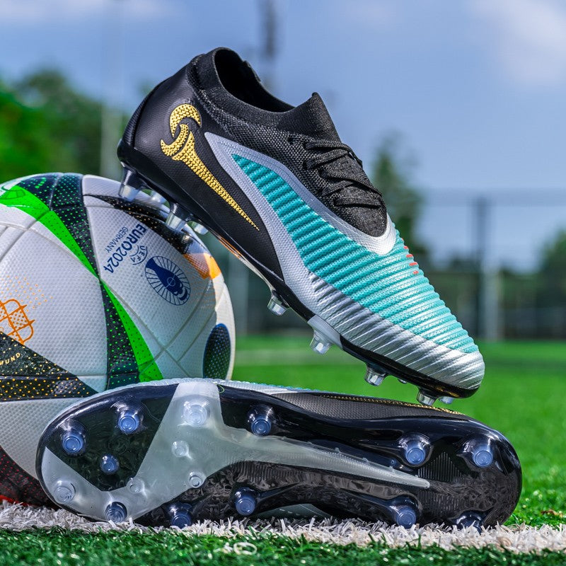 High Quality Mens Soccer Shoes TF/FG Training Football Sneakers Ultralight Non-Slip Turf Soccer Cleats Chuteira Campo 35-45