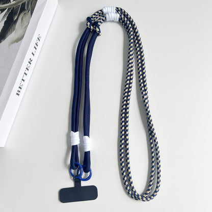 Personalized Trend Double Color Mobile Phone Universal Lanyard Diagonal Span Long Rope Shoulder Strap Rope Fashion Safety Rope