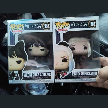 Funko Pop Wandinha Bonecos de Brinquedo Wandinha Addams Enid Sinclair Anime Ação Estatuetas de Vinil Bonecas Brinquedos de Edição Limitada