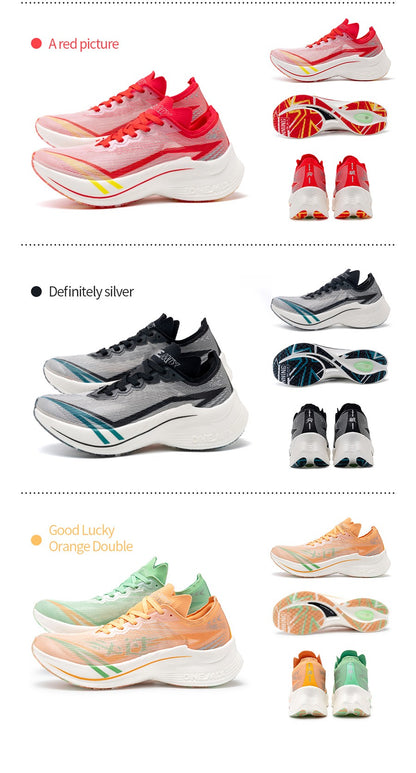 ONEMIX New Marathon Carbon Plate Running Racing Shoes Men Professional Stable Support Shock-relief Ultra-light Rebound Sneakers