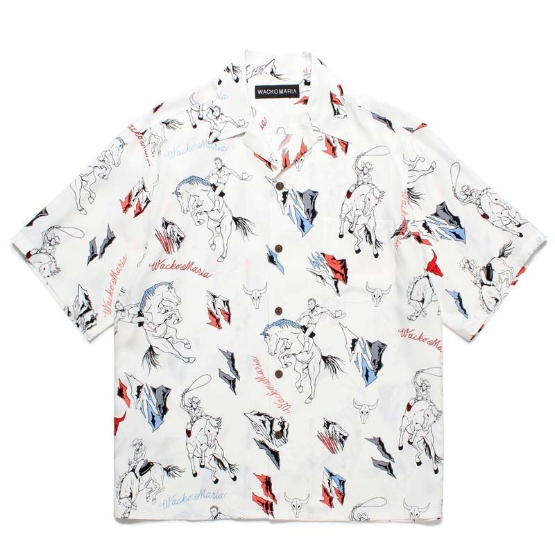 Latest Trend WACKO MARIA 25SS Vintage Denim Rope Crop Casual Hawaii Beach Holiday Mens Womens Casual Short Sleeve Shirt Tops