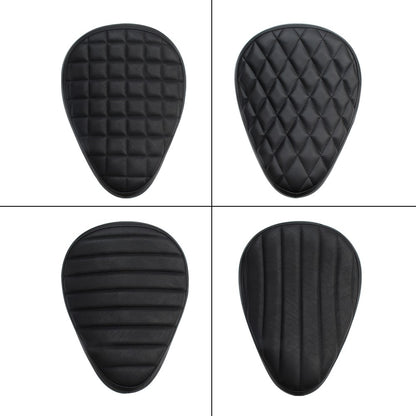 1 CONJUNTO Banco Solo de Couro Retrô para Moto com Suporte de Mola de 3" para Harley Custom Chopper Sportster Bobber Honda Yamaha Kawasaki