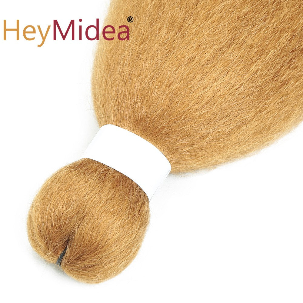Cabelo sintético Vixen Bundles para crochê 26 polegadas, DIY, pré-esticado, extensões de cabelo para tranças, Kanekalon, pacotes de cabelo Yaki liso para rabo de cavalo