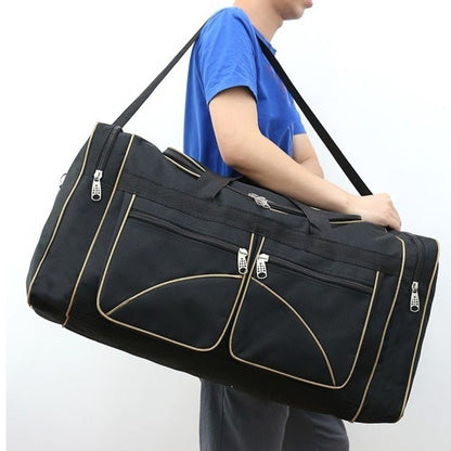 Large Capacity Travel Duffel Bag Waterproof Durable Outdoor Sports Bag Multi-pocket Oxford Cloth Large Travel Bag Gym Workouts