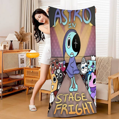 Popular Game D-Dandys World Pretty Beach Towel For Kids Personalized Bath Towel Pool Towel Vacation Gift Picnic Towel Party Gift