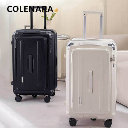 COLENARA Luggage Travel Bag Large Capacity Trolley Case PC Boarding Box Women's Password Box 20"24"26"28 Inch Student Suitcase