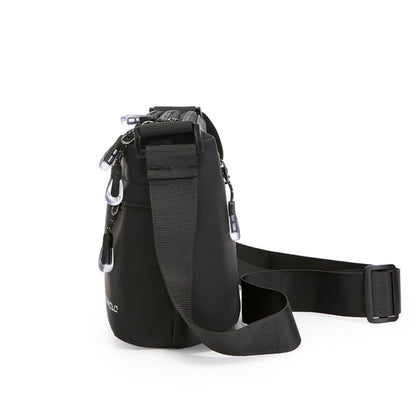 Oxford Crossbody Bag for Men Women Large Capacity Shoulder Messenger Bag Solid Color Waterproof Soft Fabric