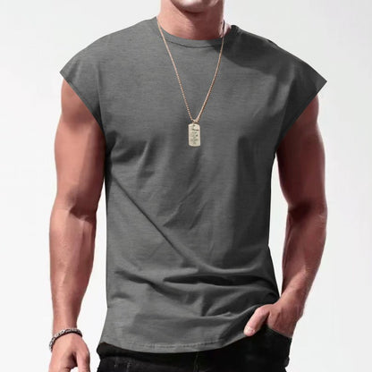 Summer Men's Mesh Gym Vest Quick Dry Loose Fitness Exercise Wide shoulder Sports Sleeveless Shirt Bodybuilding Tank Top