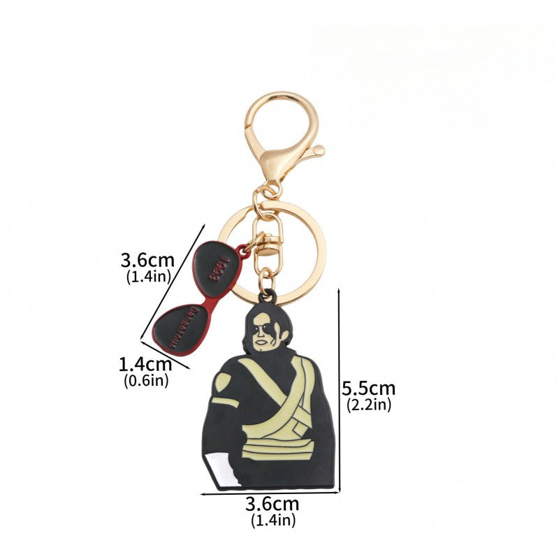 Artist Singer Michael Jackson BAD Necklace Rock Roll Everlasting Classic MJ Pendant Hot Charm Cosplay Jewelry Accessories Music