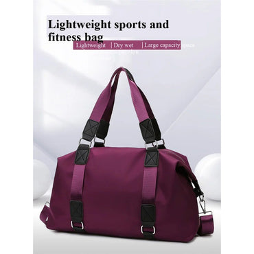 Large Gym Bag with Wet Dry Compartment | Sport Duffel for Women Men | Travel Tote