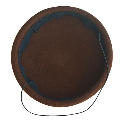 Lawliet Circle Feminino Capacete Chapéus de Feltro de Lã Chapéus Pillbox Fascinator para Mulheres Suprimento de Chapelaria Base de Chapéu Chapéus de Coquetel